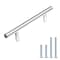 South Main Hardware 4 in. (102 mm) Stainless Steel Slim-Style Modern Euro Bar Cabinet Pull (10PK) SH604-SS-10 - alternate 1